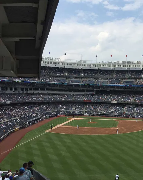 Stadium seating at a professional sports venue